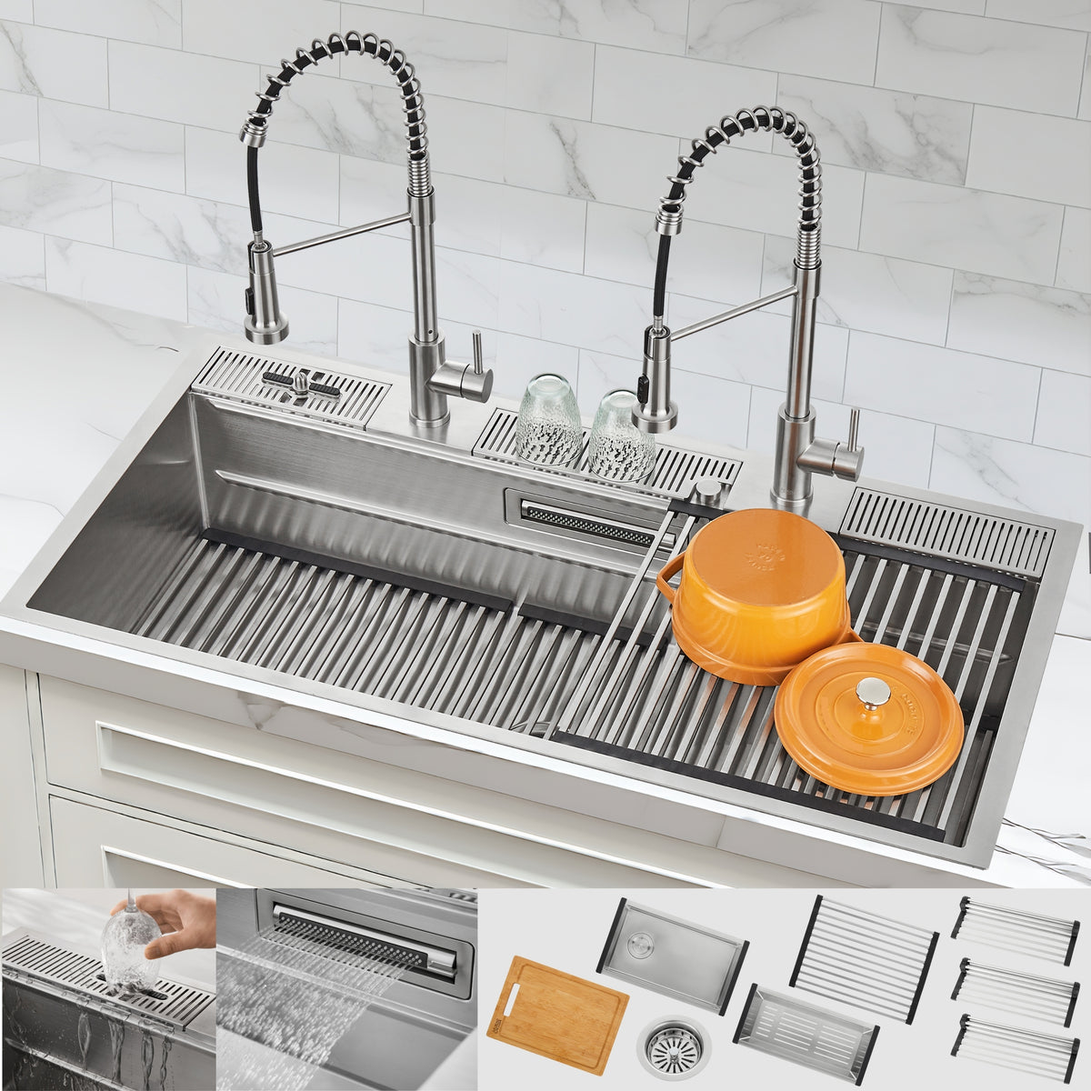 Forno ACQUA 45" X 22" Drop-in/Undermount 3-Level