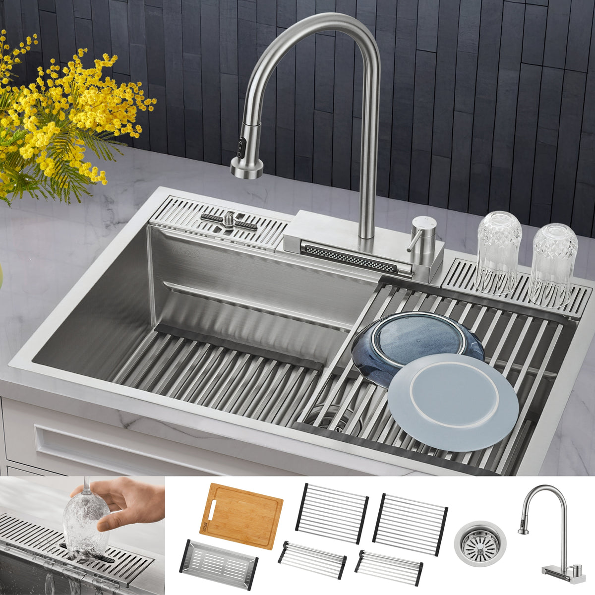 Forno ACQUA 33" X 22" Drop-in/Undermount 3-Level
