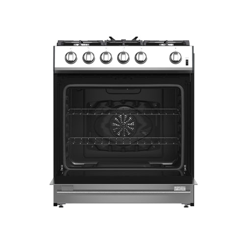 Forno Leonardo Espresso 30" Stainless Steel Gas Range, 5 cu.ft. Convection Oven