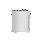 Forno Capriasca 36" Freestanding Gas Range All Stainless Steel, 6 Brass Burners 120,000 BTU, Wok Support