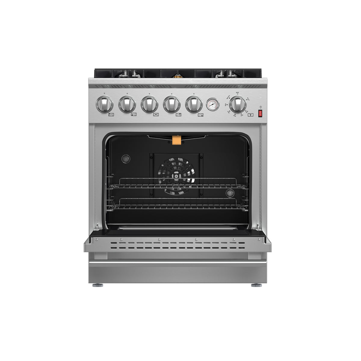 Forno Giovanni 30" Freestanding Gas Range All Stainless Steel, 5 Sealed Burners 67,000 BTU