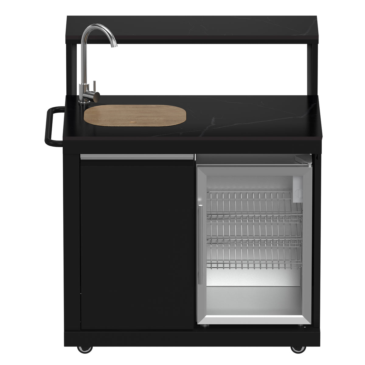 Forno All'Aperto 99,600 BTU BBQ with 5 Stainless-Steel Burners, Infrared Burners & Side Burner