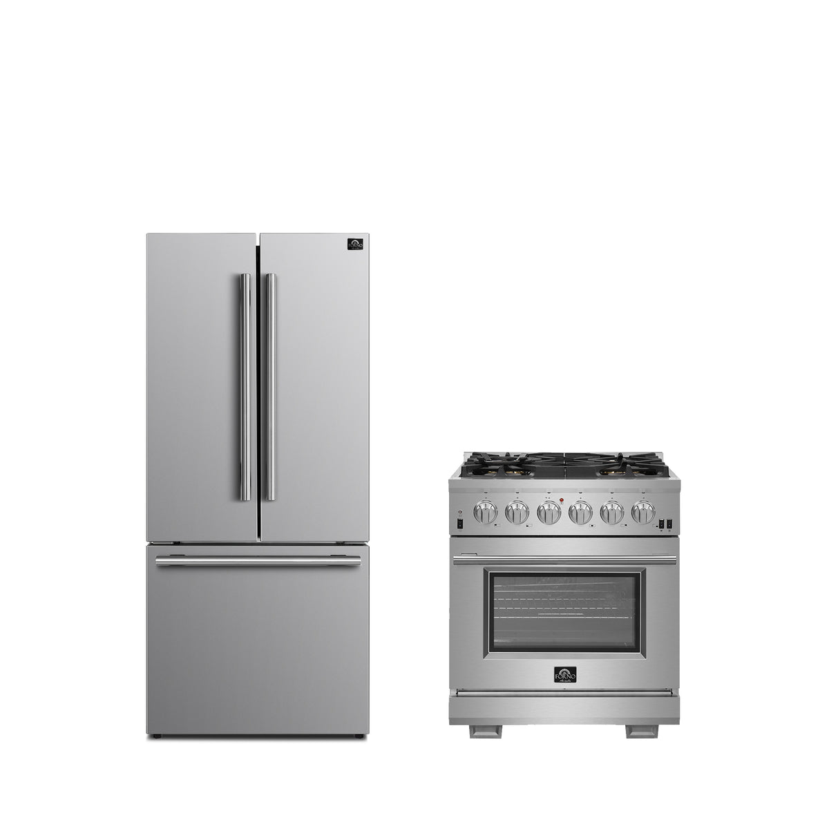 Forno Premium 2-Piece Kitchen Bundle - Capriasca 30" Stainless Steel Range