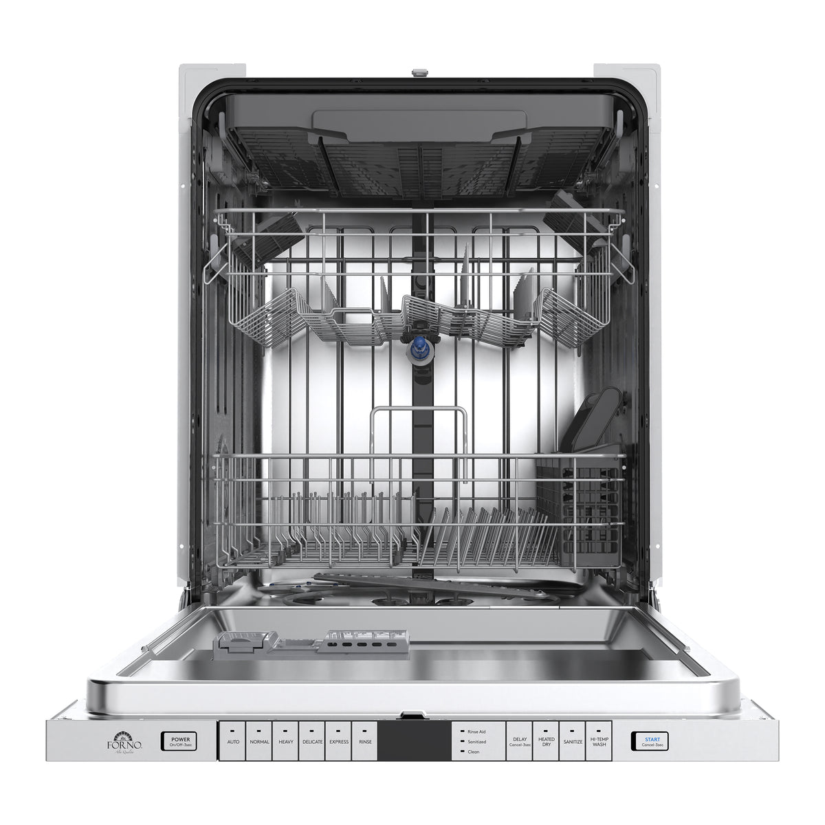 Forno Rivestito 24" Panel Ready Dishwasher, Quiet 45 dB, Energy Star Certified, Stainless Steel Interior
