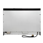 Forno Antico 48" Gas Range, Black with Antique Brass Finish, 8 Burners, 94,000 BTU