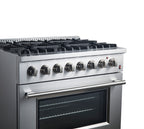 Forno Marco 36" Dual Fuel Range Stainless Steel, 6 Sealed Burners - 67,000 BTU