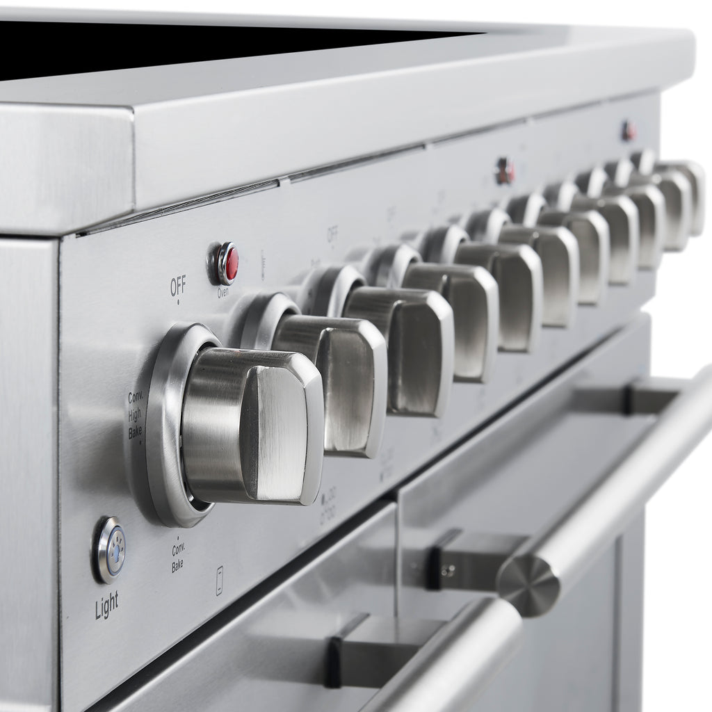 Forno Paolo 48" Freestanding Electric Range, Stainless Steel, 6.7 cu.ft., True Convection Oven