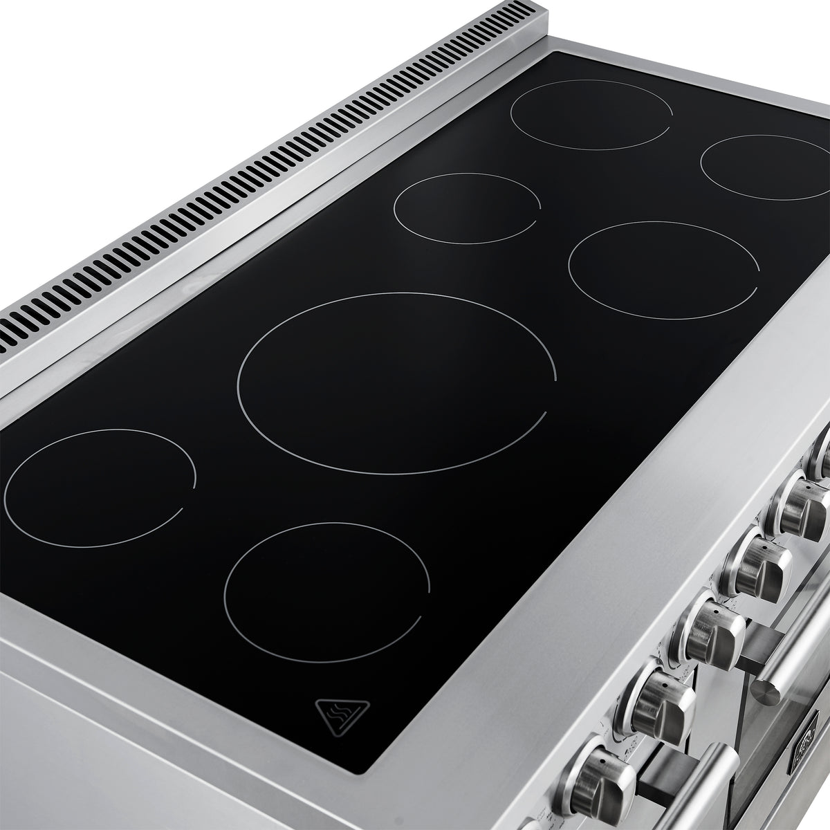 Forno Paolo 48" Freestanding Electric Range, Stainless Steel, 6.7 cu.ft., True Convection Oven