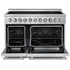 Forno Paolo 48" Freestanding Electric Range, Stainless Steel, 6.7 cu.ft., True Convection Oven