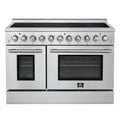 Forno Paolo 48" Freestanding Electric Range, Stainless Steel, 6.7 cu.ft., True Convection Oven