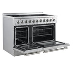 Forno Paolo 48" Freestanding Electric Range, Stainless Steel, 6.7 cu.ft., True Convection Oven