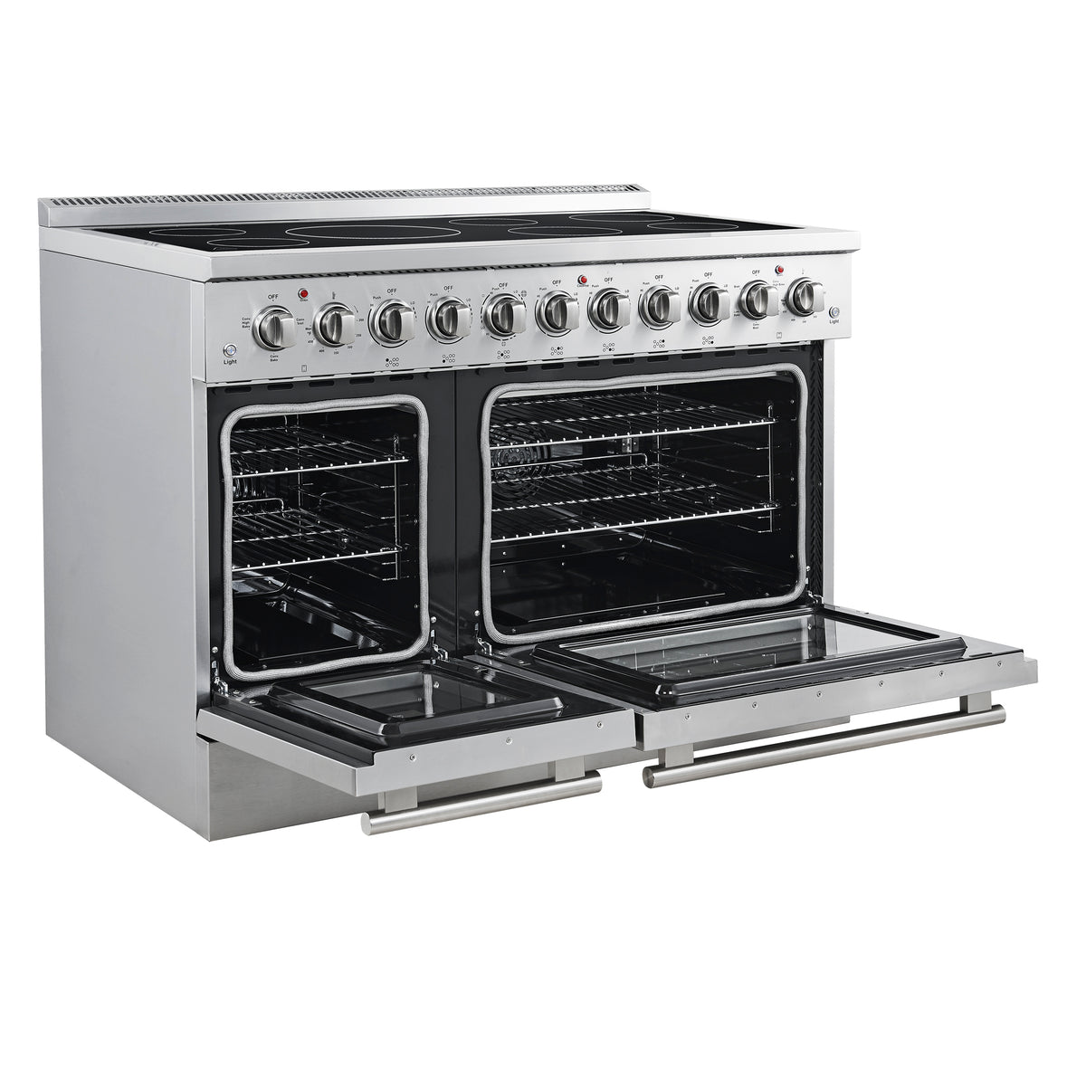 Forno Paolo 48" Freestanding Electric Range, Stainless Steel, 6.7 cu.ft., True Convection Oven