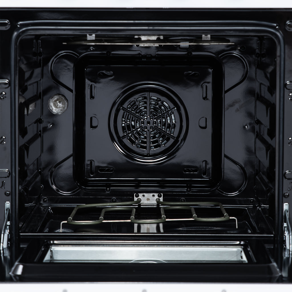 Forno Loiano 24" Freestanding Electric Range in White, 4 Elements 6,000 W Cooktop