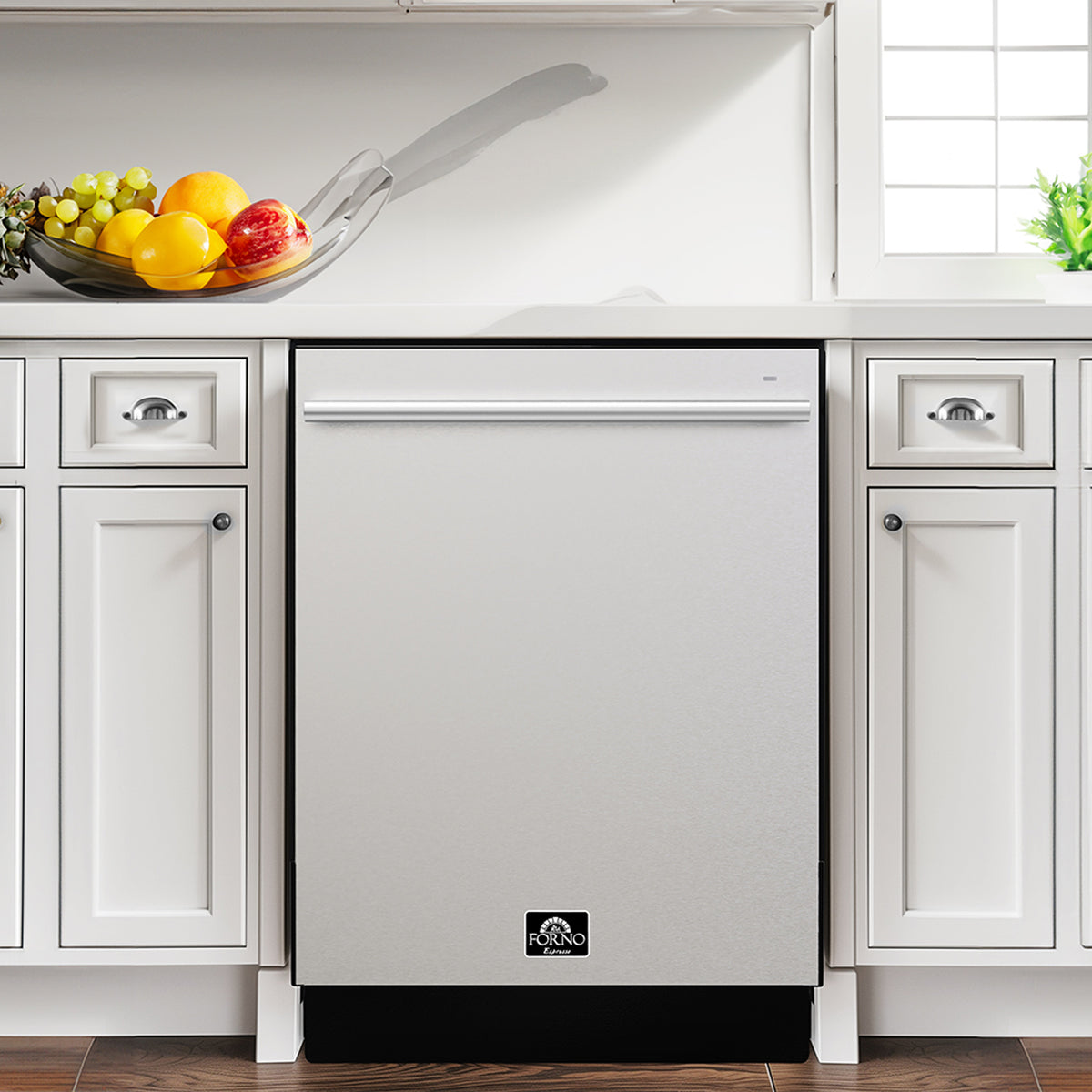 Forno Premium 3-Piece Kitchen Bundle - 36" Gas Range, French Door Refrigerator, Built-In Dishwasher