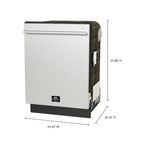 Forno Premium 3-Piece Kitchen Bundle - 30" Gas Range, Bottom Freezer Refrigerator, Built-In Dishwasher