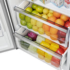 Forno Maderno 28" Built-In Convertible Refrigerator, 13.6 cu.ft. Left Swing with Decorative Grill - 32" Wide