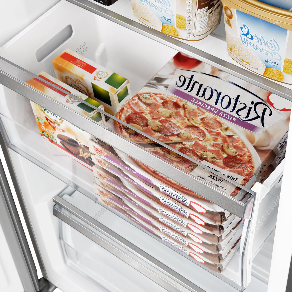 Forno Maderno 28" Built-In Convertible Refrigerator, 13.6 cu.ft. Left Swing with Decorative Grill - 32" Wide