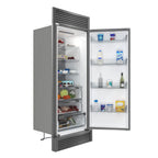 Forno Maderno 28" Built-In Convertible Refrigerator, 13.6 cu.ft. Right Swing with Decorative Grill - 32" Wide