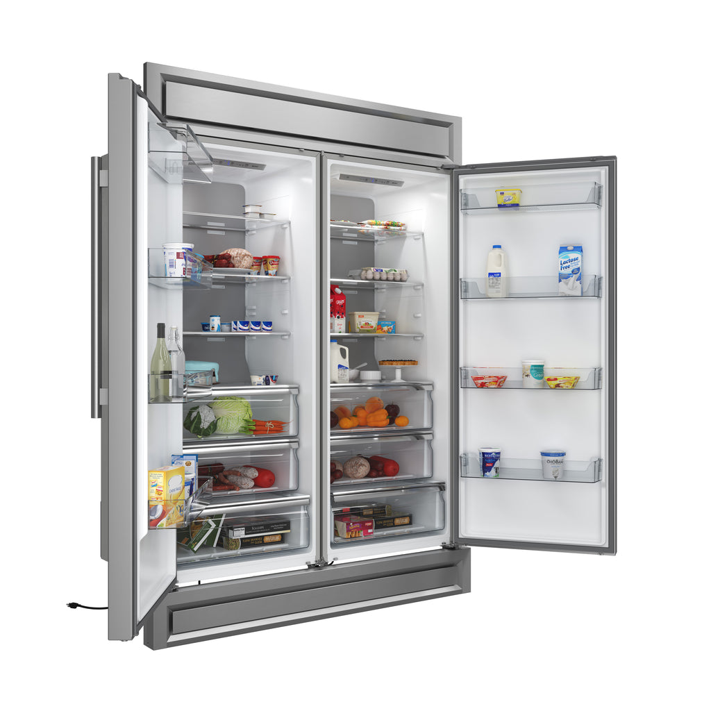 Forno Maderno 2-Piece 56" Convertible Refrigerator/Freezer, 27.2 cu.ft.