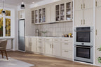 Forno Guardia 23.4" Bottom Freezer Refrigerator Right Swing Stainless Steel, 10.8 cu.ft.