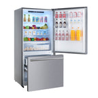 Forno Premium 3-Piece Kitchen Bundle - 30" Gas Range, Bottom Freezer Refrigerator, Built-In Dishwasher