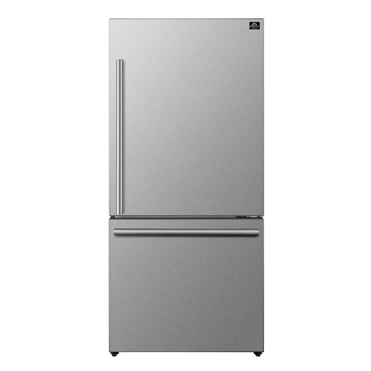 Forno 2-Piece SS Kitchen Bundle - 36" Electric Range and 31" Bottom Freezer Refrigerator