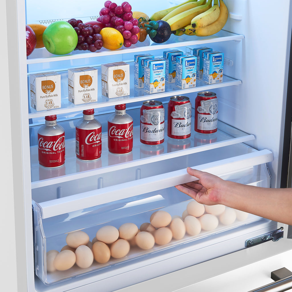 Forno 31" Milano Espresso Bottom Freezer Right Swing Door Refrigerator in White