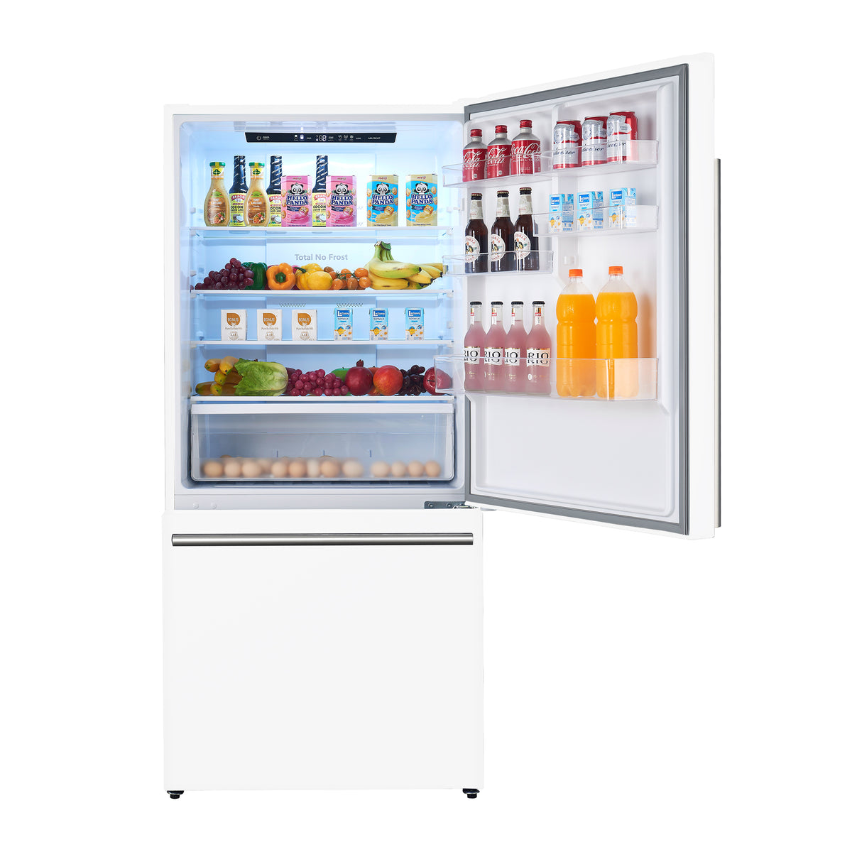 Forno 31" Milano Espresso Bottom Freezer Right Swing Door Refrigerator in White