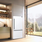 Forno 31" Milano Espresso Bottom Freezer Right Swing Door Refrigerator in White