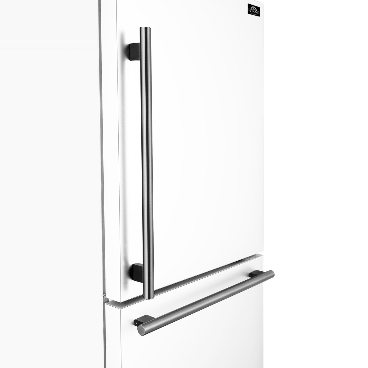 Forno 31" Milano Espresso Bottom Freezer Right Swing Door Refrigerator in White