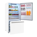 Forno 31" Milano Espresso Bottom Freezer Right Swing Door Refrigerator in White