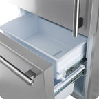 Forno Milano 2-Piece 62" Freestanding Dual Bottom Freezer Refrigerator, Stainless Steel – 34.4 cu.ft