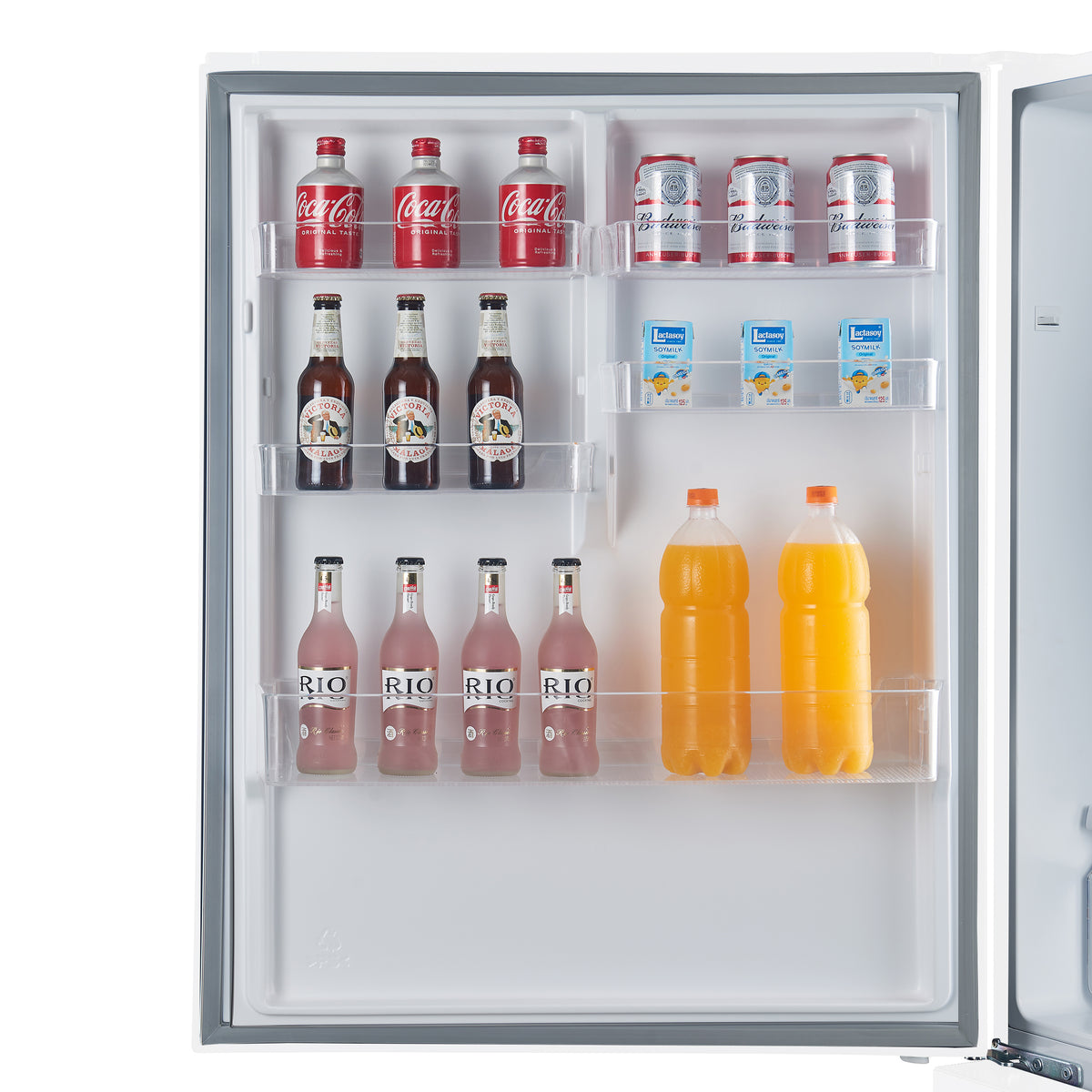 Forno Milano 2-Piece 62" Freestanding Dual Bottom Freezer Refrigerator in White – 34.4 cu.ft, Touch Control