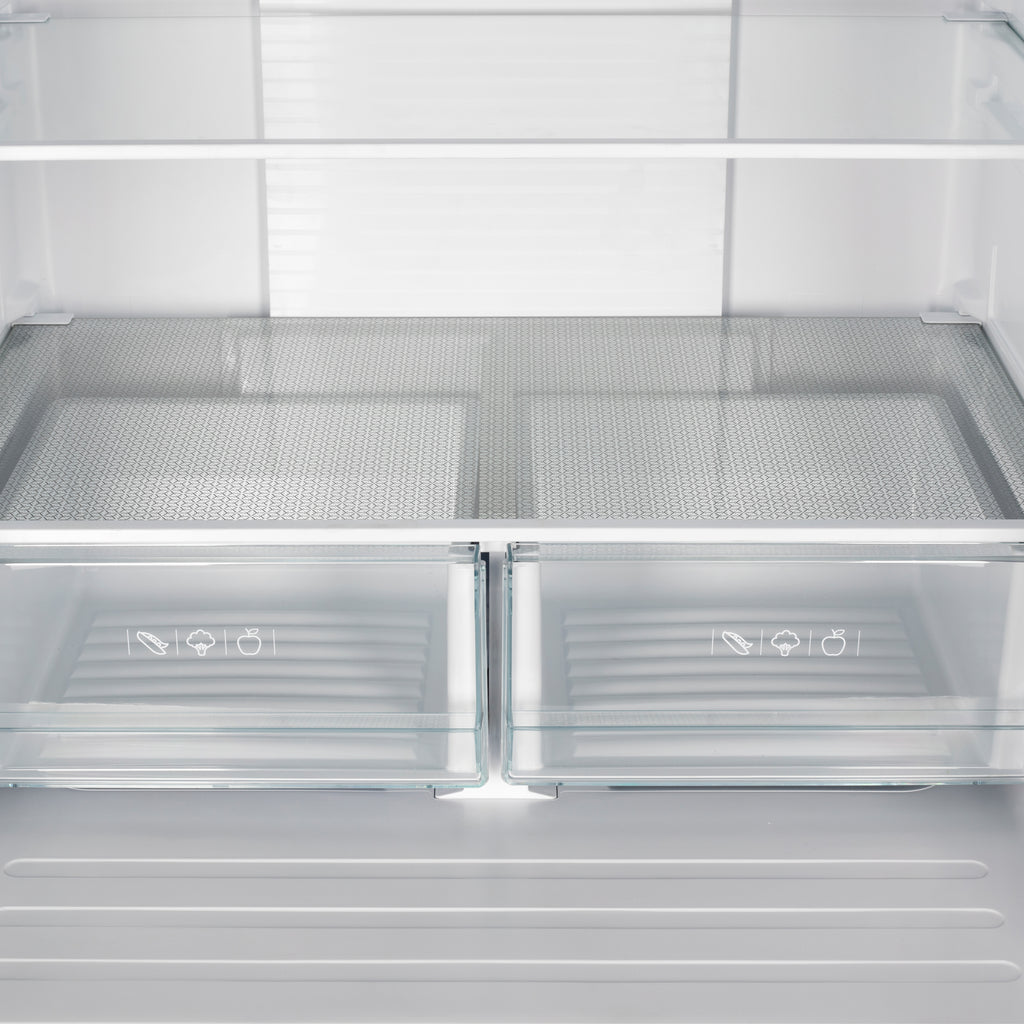 Forno Gallipoli 30" French Door Refrigerator, 17.5 cu.ft Capacity, Decorative Grill, 34" Width