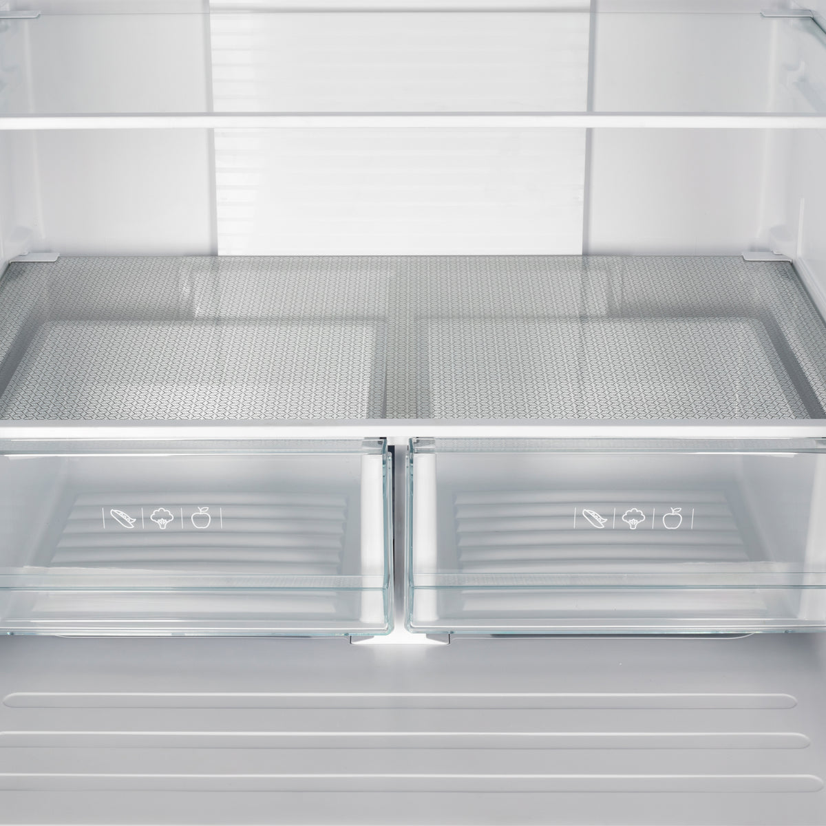 Forno Gallipoli 30" French Door Refrigerator, 17.5 cu.ft Capacity, Decorative Grill, 34" Width