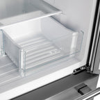 Forno Gallipoli 30" French Door Refrigerator, 17.5 cu.ft Capacity, Decorative Grill, 34" Width