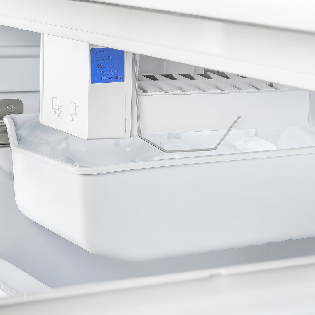 Forno Gallipoli 30" French Door Refrigerator, 17.5 cu.ft Capacity, Decorative Grill, 34" Width