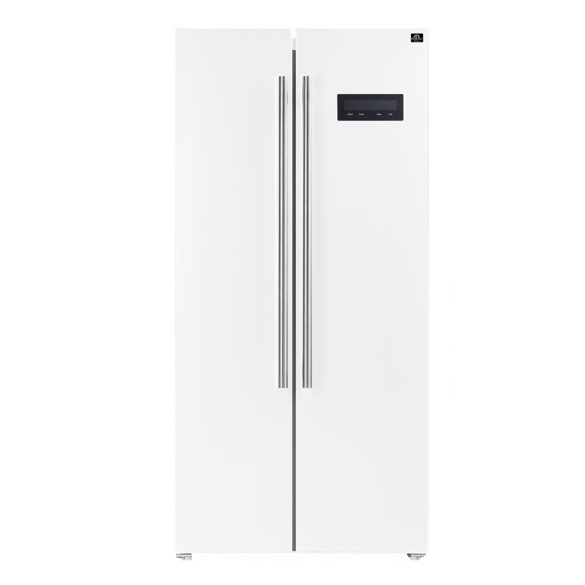 Forno Salerno 33" Freestanding Side-by-Side White Refrigerator