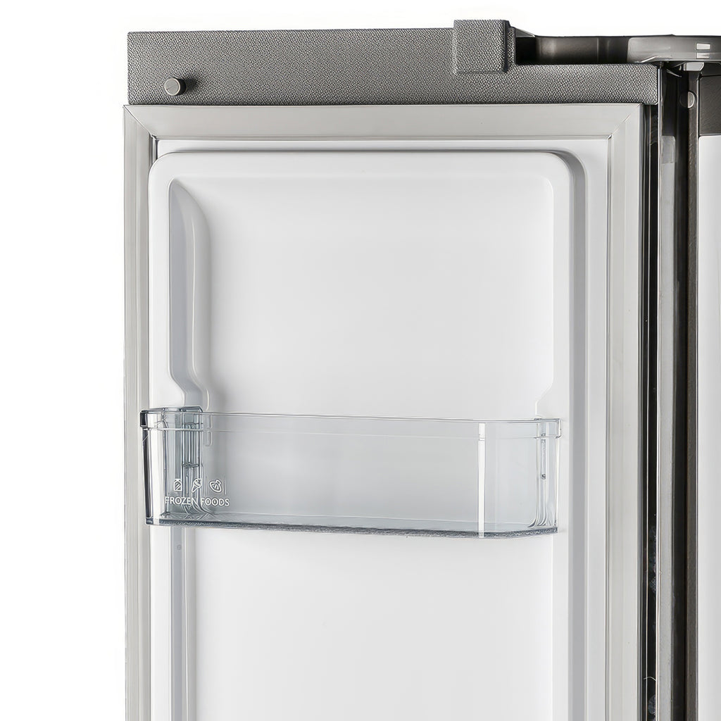 Forno Salerno 33" Built-in Side-by-Side Stainless Steel Refrigerator, 15.6 cu.ft., Fast Cool