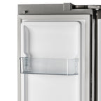 Forno Salerno 33" Built-in Side-by-Side Stainless Steel Refrigerator, 15.6 cu.ft., Fast Cool