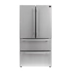 Forno Premium 3-Piece Kitchen Bundle - Galiano 36" Gas Range, 36" French Door Refrigerator