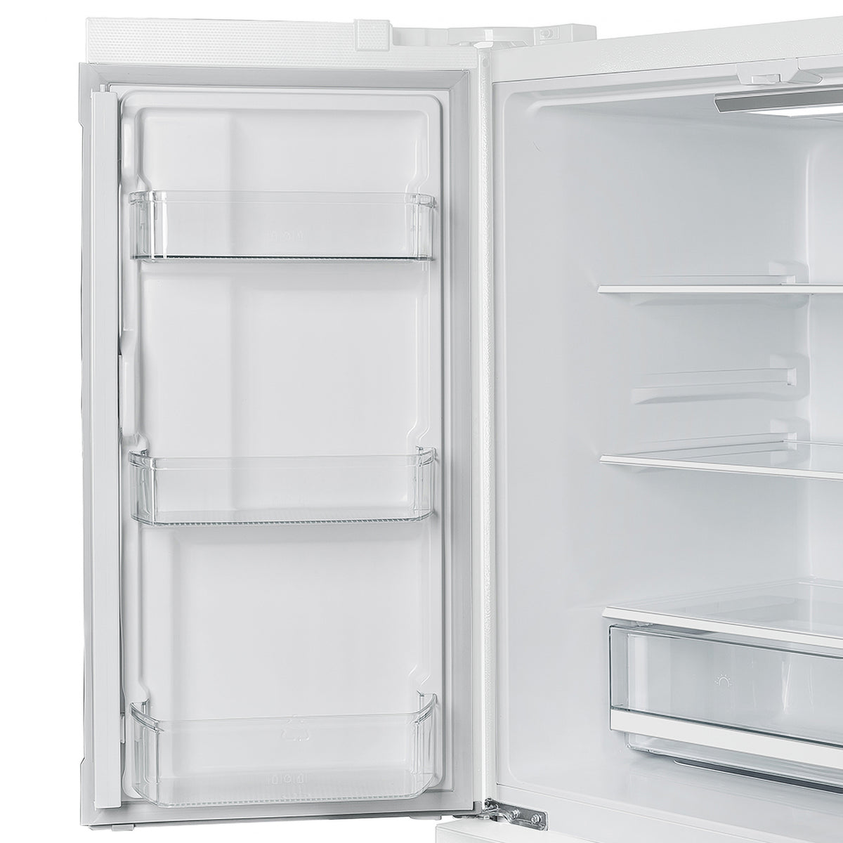 Forno Espresso Moena 36" French Door Refrigerator in White, 19.2 cu.ft with Ice Maker