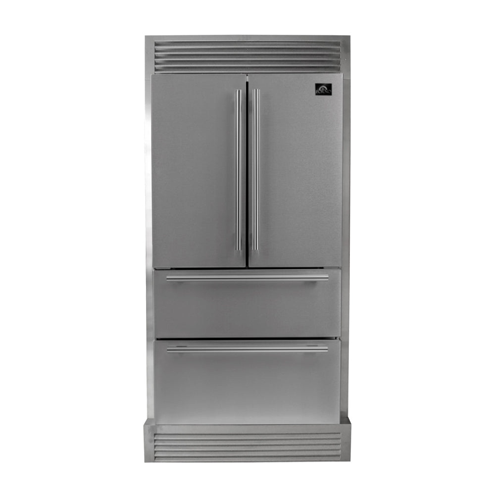Forno Premium 2-Piece Kitchen Bundle - Galiano 36" Stainless Steel Range