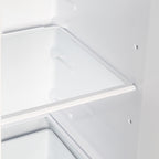 Forno Salerno 36" Side-by-Side 20 cu.ft. Freestanding Refrigerator in Stainless Steel with Ice & Water Door Dispenser