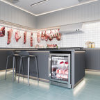 Forno Asciutto 24" Dry Aging Cabinet, Stainless Steel 304, 4.41 cu.ft, LED Lighting, Adjustable Shelves