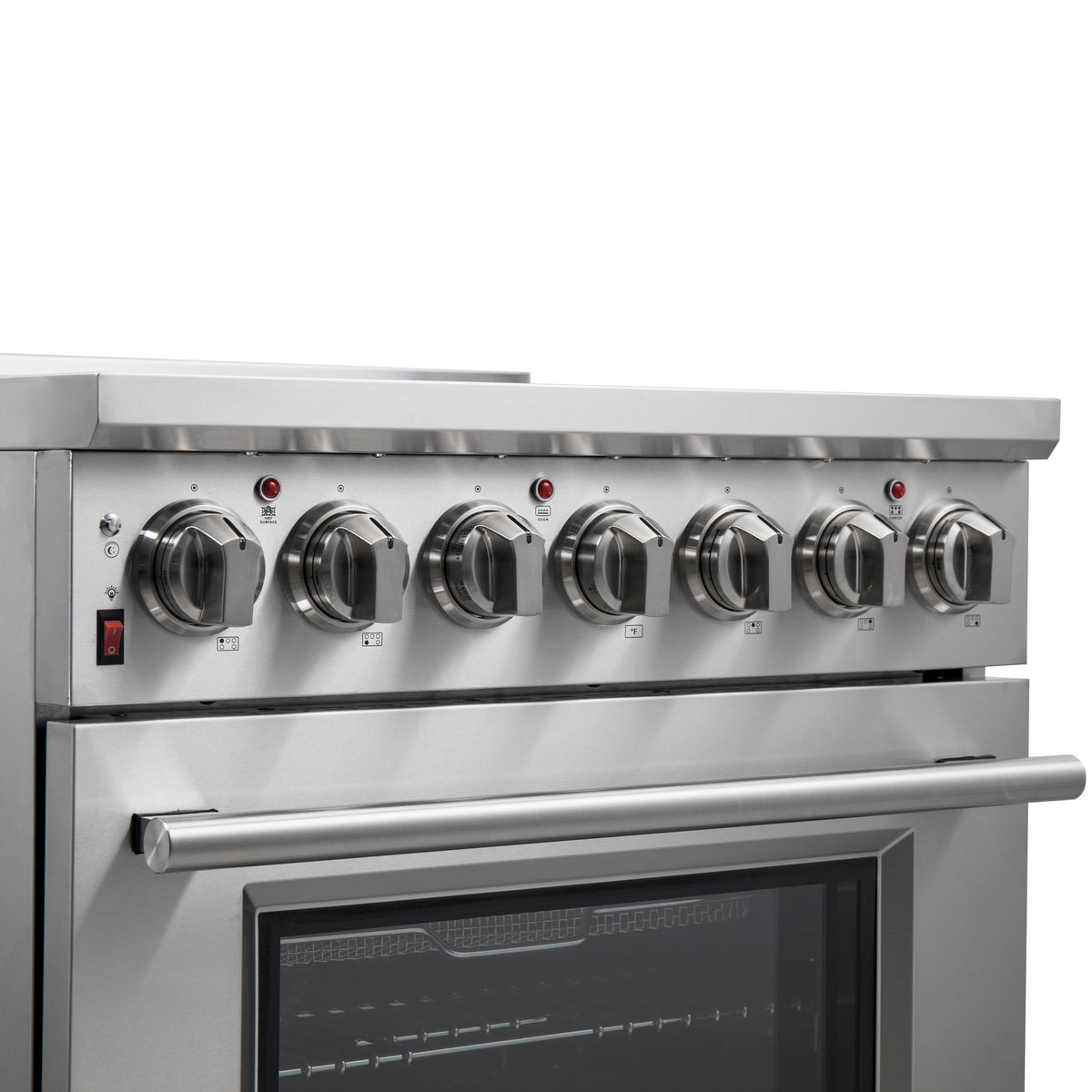 Forno Massimo 30" Freestanding Electric Range Stainless Steel, 5 Elements 9,500W