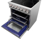 Forno Massimo 30" Freestanding Electric Range Stainless Steel, 5 Elements 9,500W