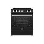Forno Leonardo Espresso 30" Slide-In Electric Range in Black, 4 Elements, 7,100 Watts