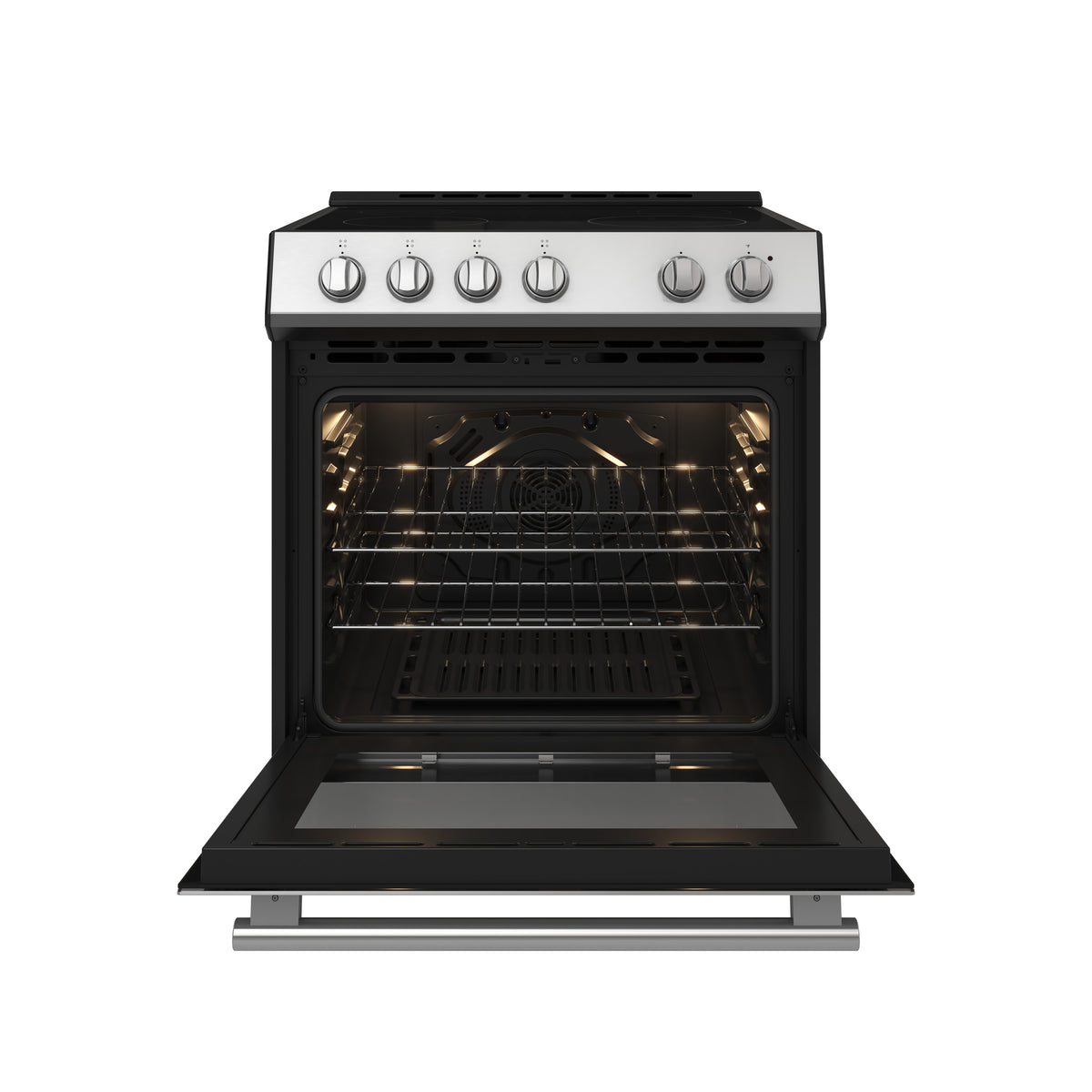 Forno Leonardo Espresso 30" Slide-In Electric Range in Stainless-steel, 4 Elements, 7,100 Watts