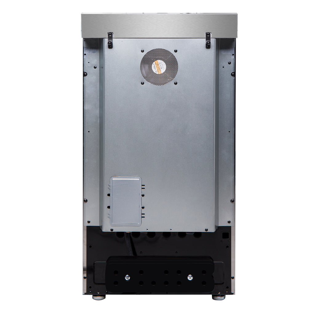 Forno Pallermo 20" Freestanding Electric Range in Stainless Steel, 4 Elements 6,000W Cooktop